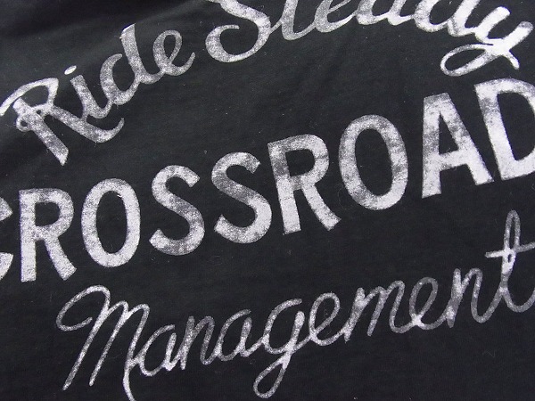 実際に弊社で買取させて頂いたCOOTIE/クーティー CROSSROADS 五分袖 Tシャツ ブラック Mの画像 4枚目