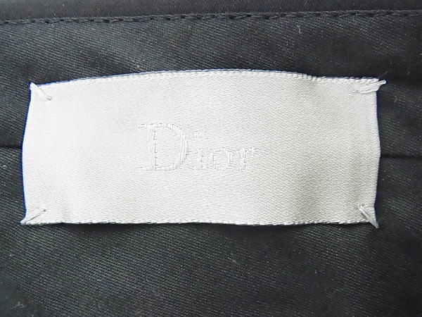 実際に弊社で買取させて頂いたDIOR HOMME/ディオールオム 2つボタン上下スーツセット 黒/48の画像 2枚目