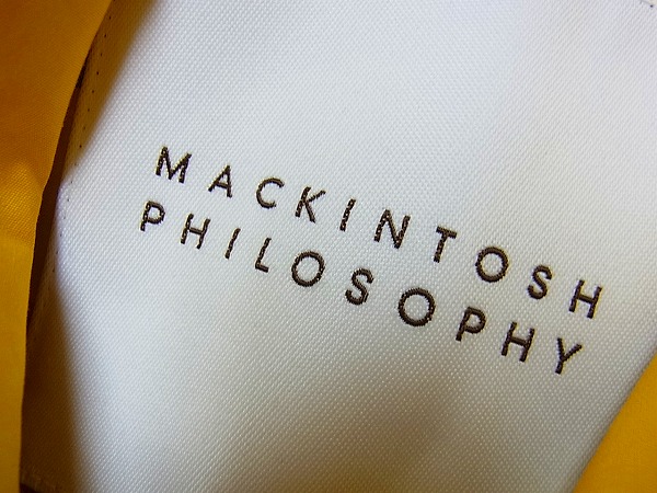 実際に弊社で買取させて頂いたMACKINTOSH PHILOSOPHY コットンツイルフーデットコート/36の画像 2枚目