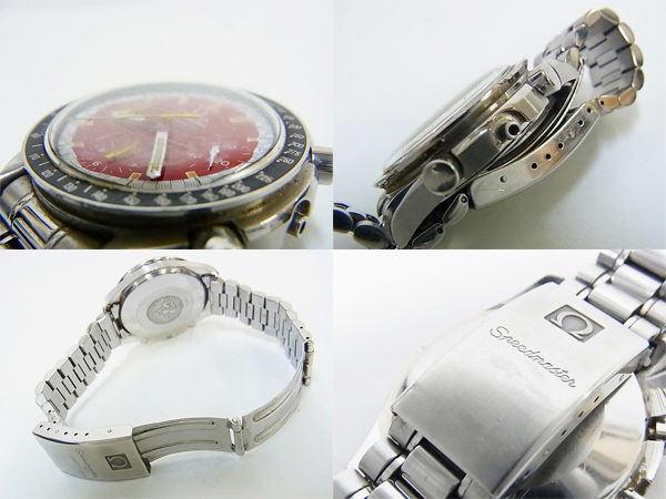 実際に弊社で買取させて頂いた[ジャンク]OMEGA スピードマスター シューマッハ 自動巻3510.61の画像 2枚目