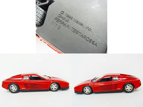 実際に弊社で買取させて頂いたHot Wheels/burago 1/18 Ferrari ディアブロ/テスタロッサ 2台の画像 1枚目