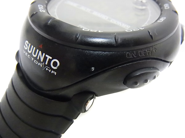 実際に弊社で買取させて頂いたSUUNTO/スント VECTOR/ベクター HR ブラック SS015301000の画像 7枚目