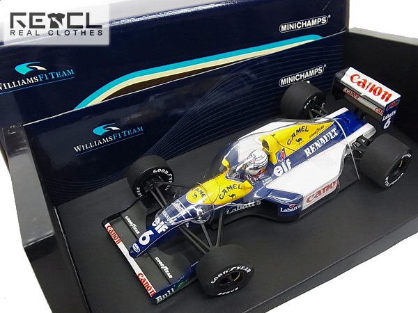 実際に弊社で買取させて頂いたミニチャンプス 1/18 Williams renault FW14 R.パトレーゼ 1991