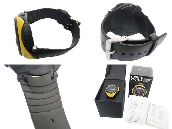 実際に弊社で買取させて頂いたSUUNTO/スント VECTOR YELLOW/ベクターイエロー SS010600610の画像 2枚目