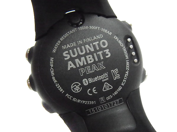 実際に弊社で買取させて頂いた[未使用]SUUNTO/スント AMBIT3 ピークサファイアSS020676000の画像 4枚目