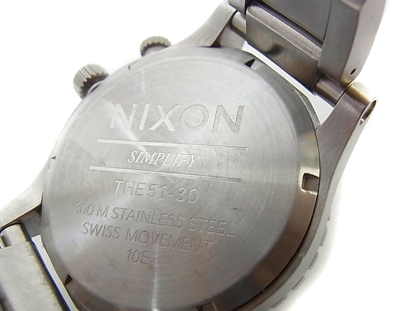 実際に弊社で買取させて頂いたNIXON/ニクソン THE51-30/フィフティーワンサーティー A057-100の画像 3枚目