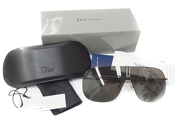 実際に弊社で買取させて頂いたDior HOMME/ディオールオム ワンレンズ型サングラス 0124/Sの画像 7枚目