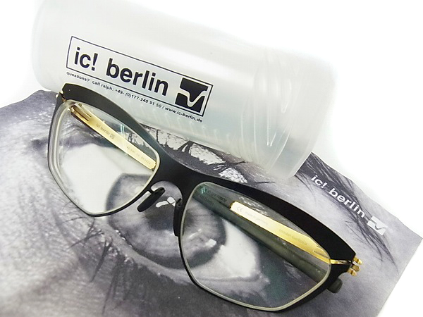 実際に弊社で買取させて頂いたic! berlin/アイシーベルリン barbara/バルバラ 眼鏡フレーム の画像 5枚目