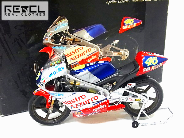 実際に弊社で買取させて頂いたミニチャンプス 1/12 アプリリア 125 CCM V.ロッシ GP 1997