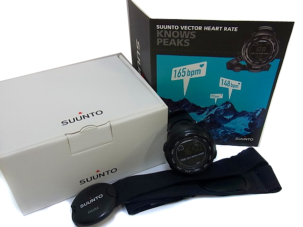 実際に弊社で買取させて頂いたSUUNTO/スント VECTOR/ベクター HR ブラック SS015301000の画像 8枚目