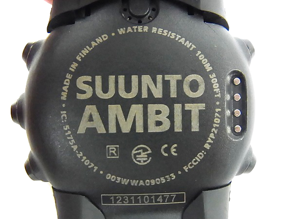 実際に弊社で買取させて頂いたスント/SUUNTO AMBIT アンビット GPS内蔵 腕時計 SS018374000の画像 3枚目