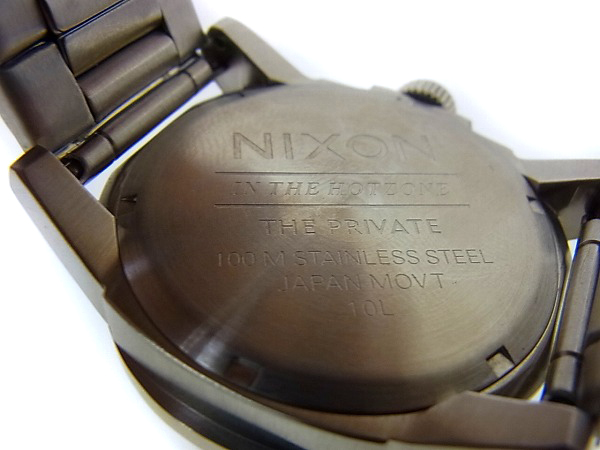 実際に弊社で買取させて頂いたNIXON/ニクソン プライベートSS 腕時計 NIX-NA276307 NAVYの画像 3枚目