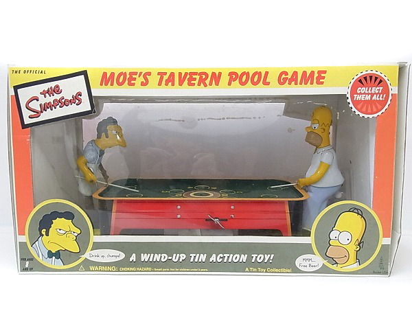 実際に弊社で買取させて頂いた[処分]シンプソンズ MOE'S TAVERN POOL GAME等フィギュアの画像 1枚目