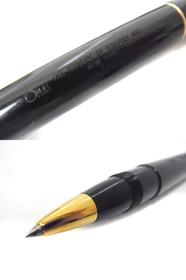 実際に弊社で買取させて頂いたOMAS/オマス MOMA NERO 筆記用具 ボールペン シルバー×ゴールドの画像 2枚目
