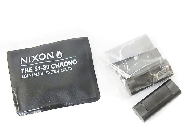 実際に弊社で買取させて頂いたNIXON/ニクソン THE 51-30 ダイバーズウォッチ 黒/A083-001の画像 6枚目