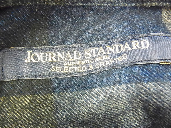 実際に弊社で買取させて頂いたJOURNALSTANDARD/ジャーナルスタンダード コットンネルシャツ Mの画像 2枚目