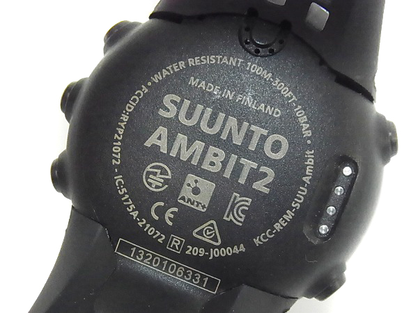 実際に弊社で買取させて頂いたSUUNTO/スント アンビット2 GPS内蔵 デジタルクォーツ/ブラックの画像 3枚目