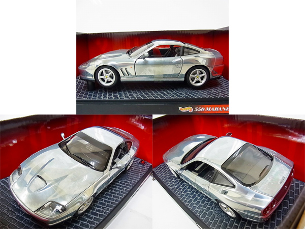 実際に弊社で買取させて頂いたHot Wheels/ホットウィール 1/18 Ferrari 550 マラネッロ/25740の画像 1枚目