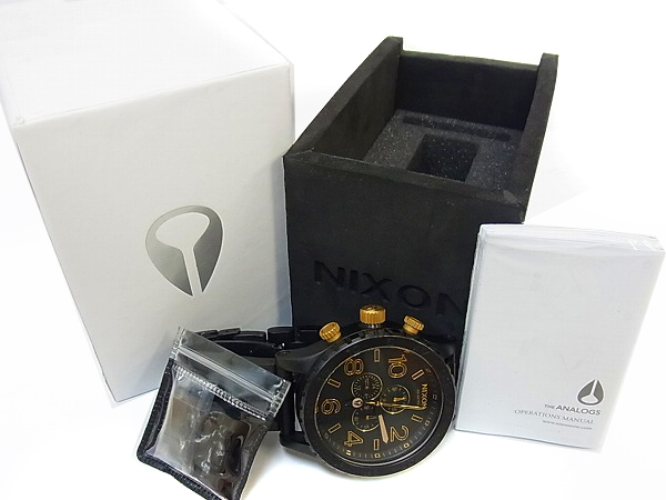 実際に弊社で買取させて頂いたNIXON/ニクソン 51-30 CHRONO 腕時計 クロノグラフ クォ-ツの画像 8枚目