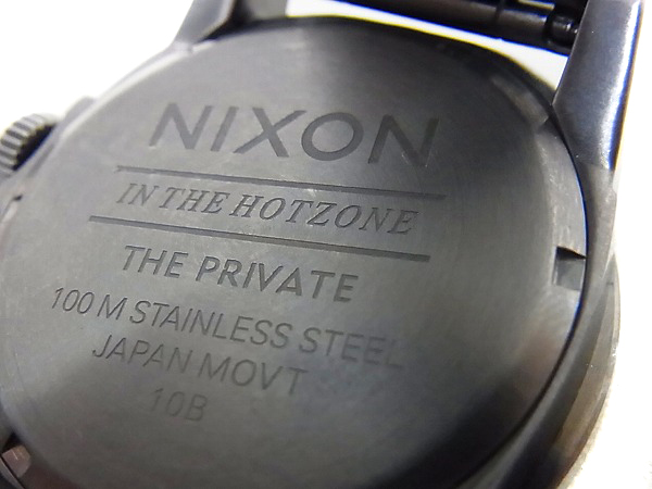 実際に弊社で買取させて頂いたNIXON/ニクソン プライベートSS NA276624-00 ガンメタル 腕時計の画像 3枚目