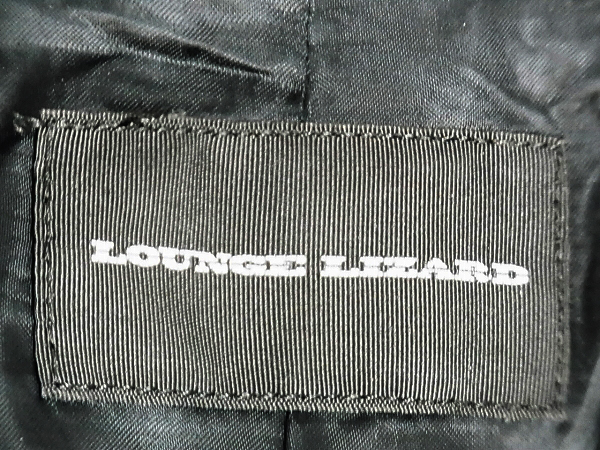 実際に弊社で買取させて頂いたLOUNGE LIZARD/ラウンジリザード ダブルライダース 14AW 黒/1の画像 2枚目