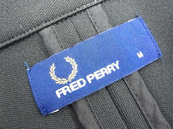 実際に弊社で買取させて頂いたFRED PERRY/フレッドペリー テーラードジャケット ブラック/Mの画像 2枚目