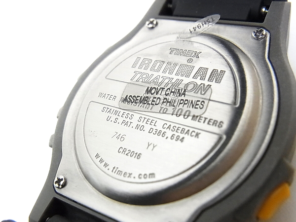 実際に弊社で買取させて頂いたTIMEX/タイメックス IRONMAN 8ラップ 1986復刻 デジタルT5H941-Nの画像 3枚目