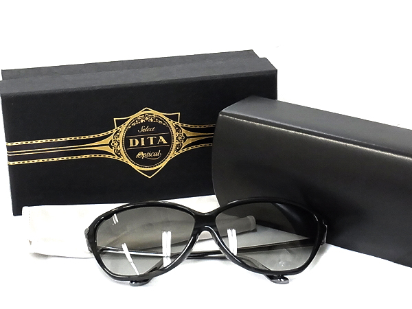 実際に弊社で買取させて頂いた【未使用】DITA/ディータ BURLESQUE 15002A サングラスブラックの画像 7枚目