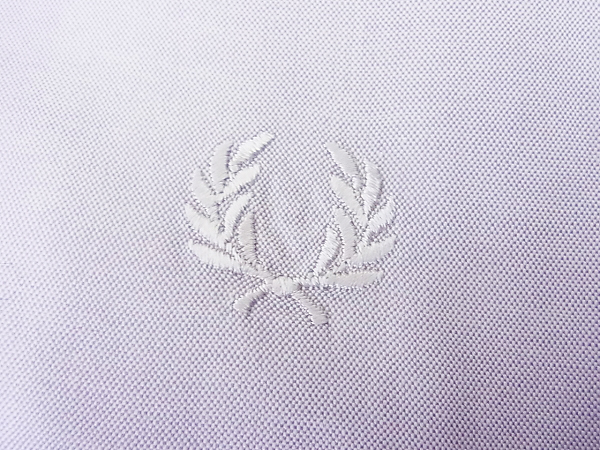 実際に弊社で買取させて頂いたFRED PERRY/フレッドペリー ワンポイント刺繍シャツ 灰 Lの画像 4枚目