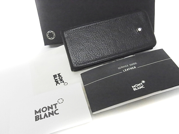 実際に弊社で買取させて頂いたMONTBLANC/モンブラン Meisterstuck iPhone ケース/111235の画像 6枚目