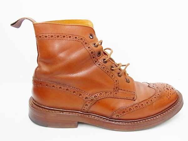 実際に弊社で買取させて頂いたTrickers/トリッカーズ カントリーブーツ ブラウン M2508/7.5の画像 4枚目