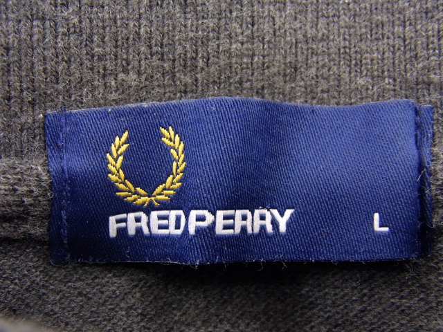 実際に弊社で買取させて頂いたFRED PERRY/フレッドペリー ワンポイント刺繍 半袖ポロシャツ Lの画像 2枚目