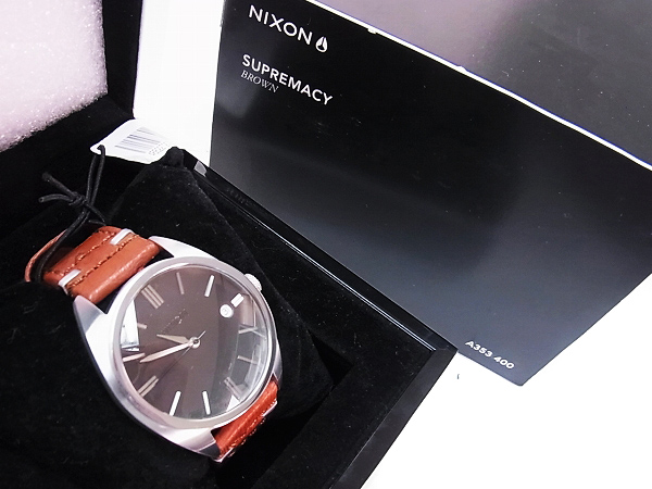 実際に弊社で買取させて頂いたNIXON/ニクソン[13万↑] スプレマシー レザー/NA353400-00の画像 6枚目