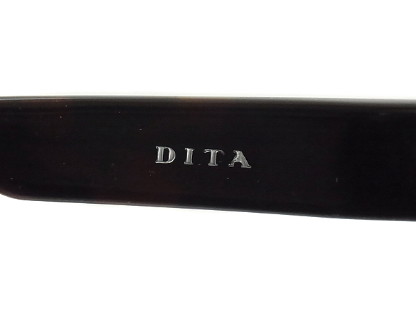 実際に弊社で買取させて頂いた【未使用】DITA/ディータ KINGSTON 2006B-50 メガネフレーム 茶の画像 5枚目