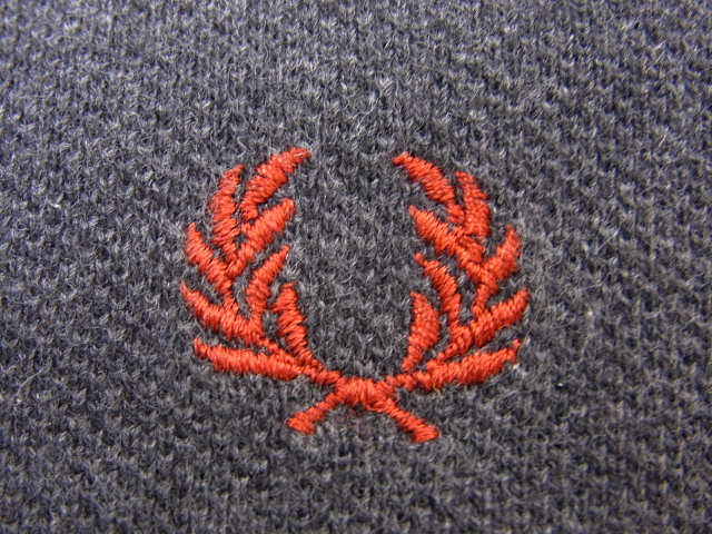 実際に弊社で買取させて頂いたFRED PERRY/フレッドペリー ワンポイント刺繍 半袖ポロシャツ Lの画像 4枚目