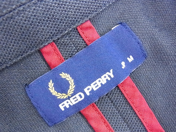 実際に弊社で買取させて頂いたFRED PERRY/フレッドペリー テーラードジャケット ネイビー/Mの画像 2枚目