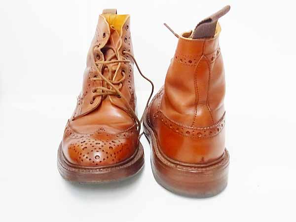 実際に弊社で買取させて頂いたTrickers/トリッカーズ カントリーブーツ ブラウン M2508/7.5の画像 1枚目