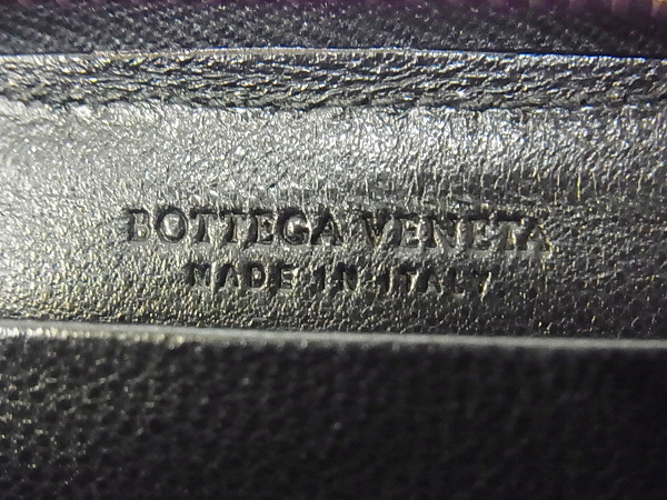 実際に弊社で買取させて頂いたBottega Veneta/ボッテガ ヴェネタ 財布 レザー ブラックの画像 5枚目