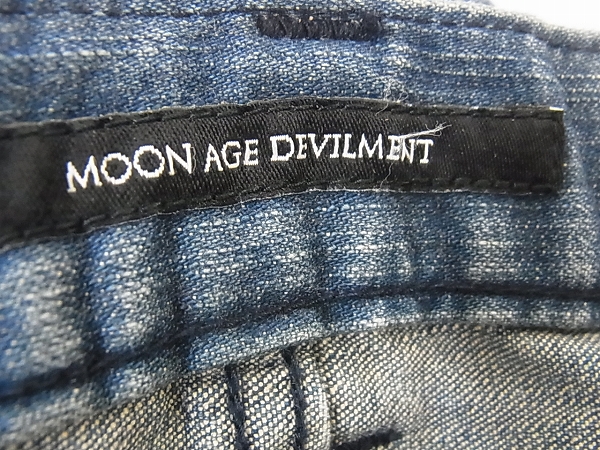 実際に弊社で買取させて頂いたMoonageDevilment×jieda コラボサルエルパッチスキニーパンツ 1の画像 5枚目