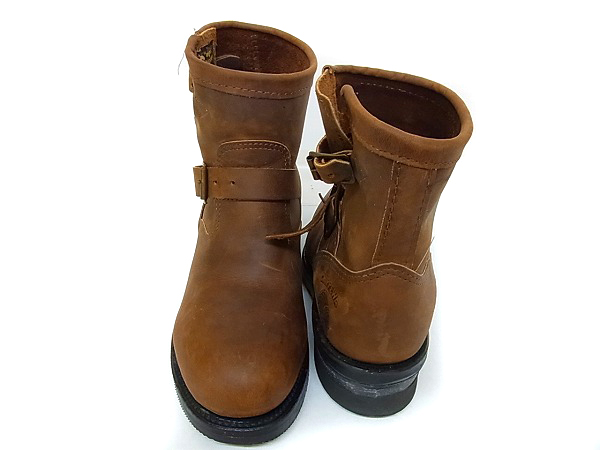 実際に弊社で買取させて頂いたCHIPPEWA/チペワ レザーショートエンジニアブーツ 茶/27873/7の画像 1枚目