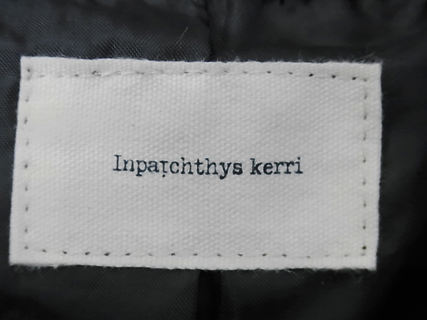 実際に弊社で買取させて頂いたInpaichthys kerri/インパクティスケリート レンチコート/黒/Sの画像 2枚目