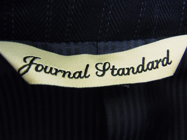 実際に弊社で買取させて頂いたJOURNAL STANDARD 背抜き/ストライプ テーラードジャケット Mの画像 4枚目