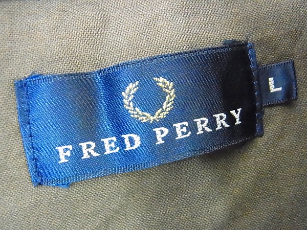 実際に弊社で買取させて頂いたFREDPERRY/フレッドペリー Mods Coat/モッズコート カーキ/Lの画像 2枚目