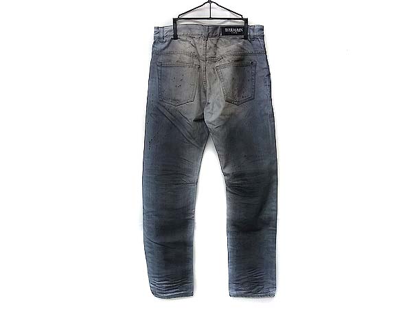 実際に弊社で買取させて頂いたBALMAIN/バルマン 11SS エフェクトダーティデニム T566-B565/28 の画像 1枚目