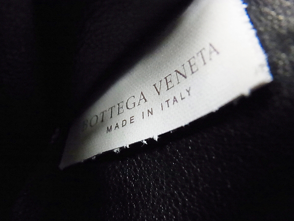 実際に弊社で買取させて頂いたBottega Veneta/ボッテガ ヴェネタ 財布 レザー ブラックの画像 6枚目