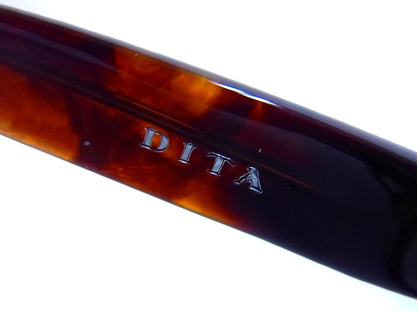 実際に弊社で買取させて頂いた【未使用】DITA/ディータ KINGSTON 2006B-50 メガネフレーム 茶の画像 5枚目