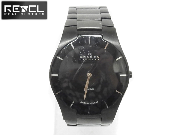 実際に弊社で買取させて頂いたSKAGEN/スカーゲン BLACK LABEL 585XLTMX 腕時計 ブラック