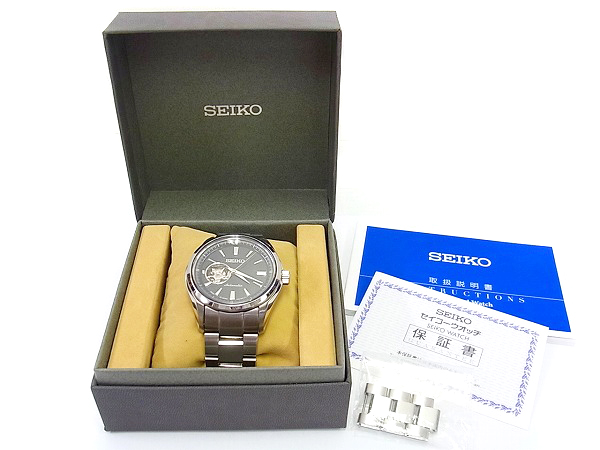 SEIKO/セイコー プレサージュ オープンハート 自動巻き SARY053の買取実績 - ブランド買取専門店リアクロ