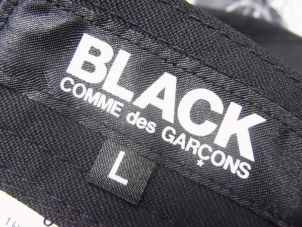 実際に弊社で買取させて頂いたBLACK COMME des GARCONS/ギャルソン パンツ AD2011 黒/Lの画像 2枚目