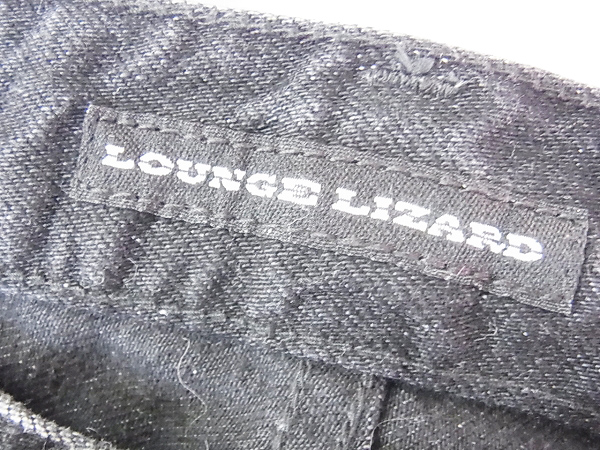 実際に弊社で買取させて頂いたLOUNGE LIZARD/ラウンジリザード クラッシュデニムパンツ 2の画像 2枚目